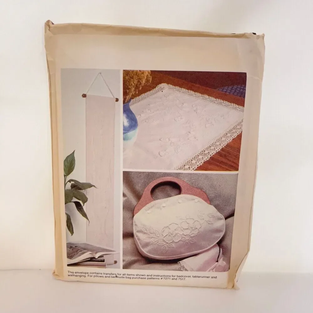 #8312 McCalls Home Decor Accessories Transfer Sewing Pattern